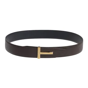 TOM FORD Leather Belts Men Brown