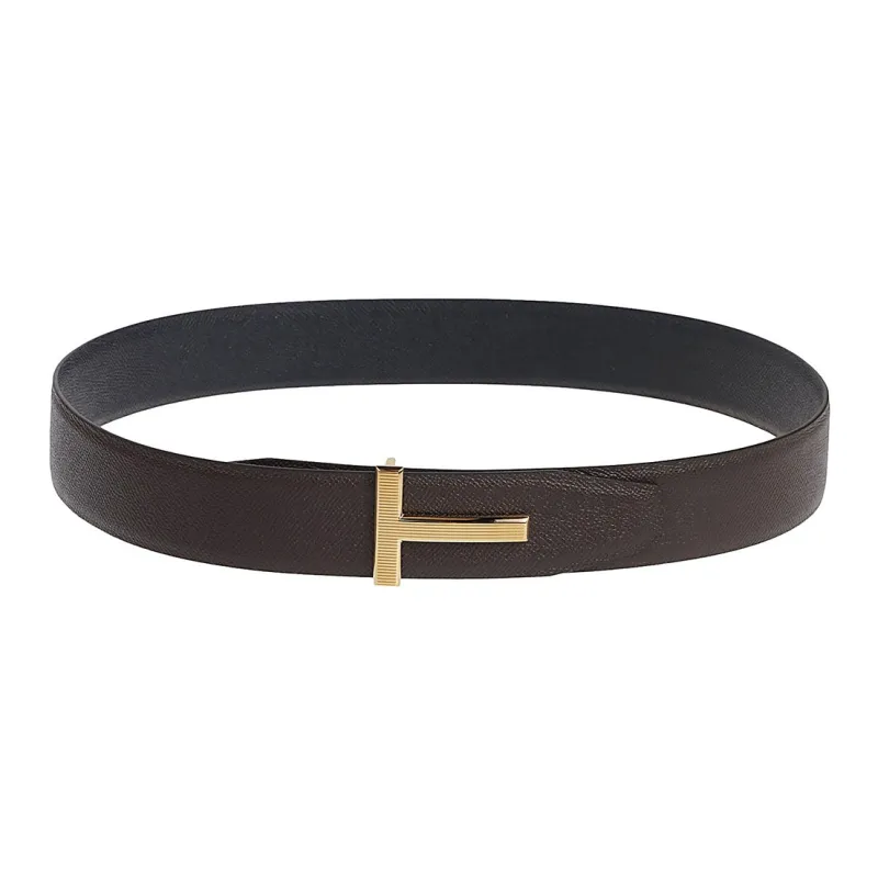TOM FORD Leather Belts Men Brown-0