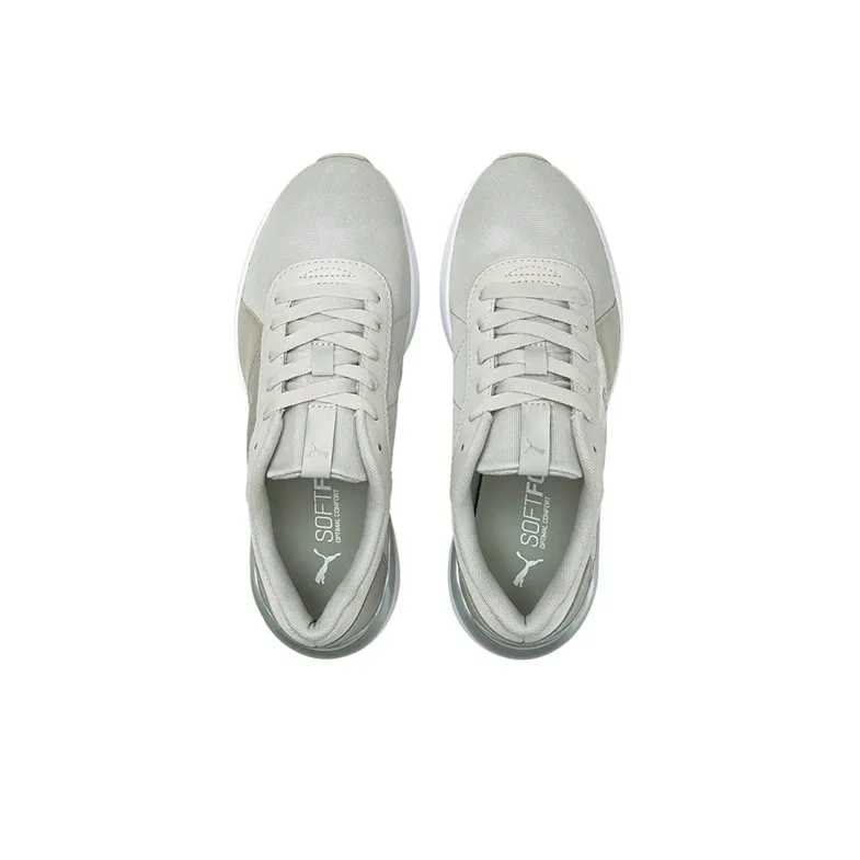 PUMA Rose Metallic Pop Low-Top Running Shoes Women's Gray Silver-2