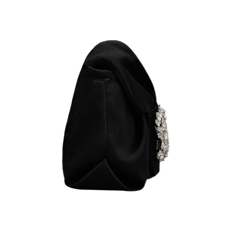 Roger Vivier Embellished Foldover Top Crossbody Bag-2