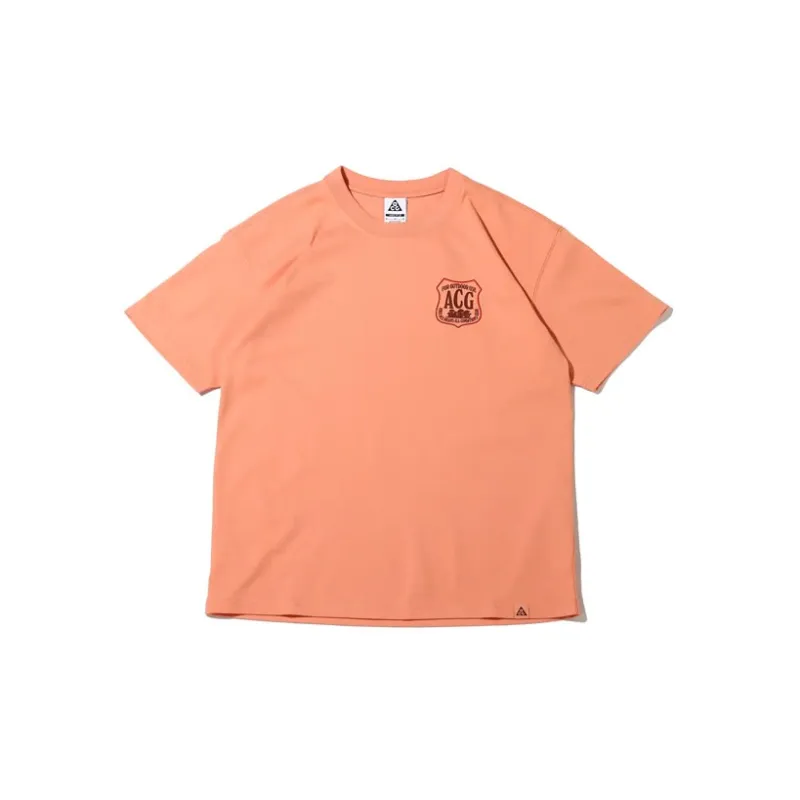 Nike ACG Drop Shoulder Sleeve T Shirt Men's Pink-1