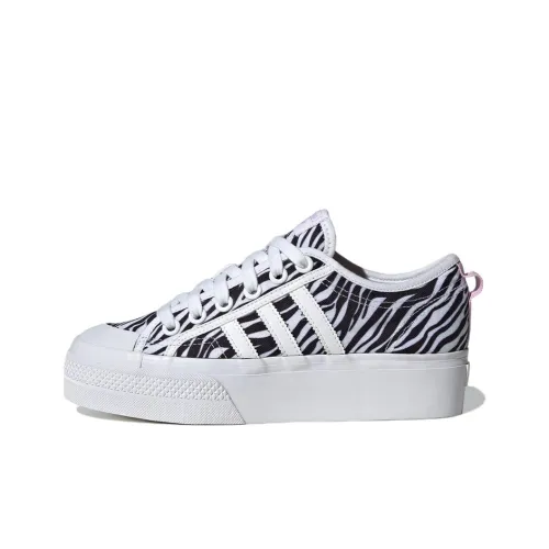 Nizza Women's Adidas Originals Platform 'Zebra'