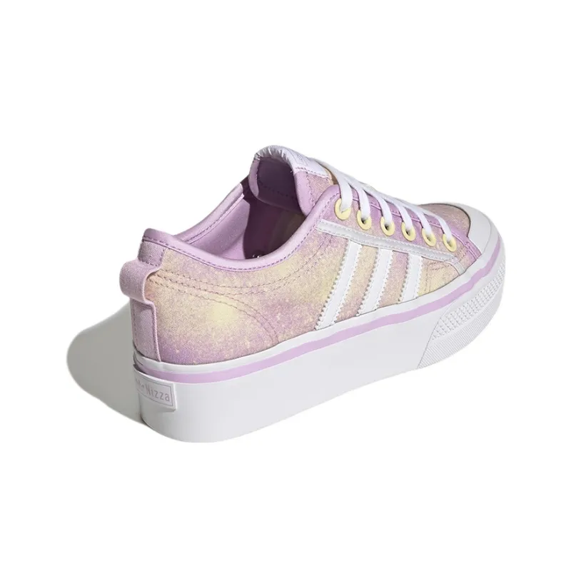 Adidas Nizza Platform 'Lilac Yellow' Women's-3