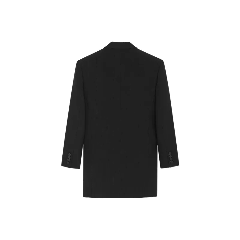 SAINT LAURENT FW22 Business Suits Coats Women's Black-1