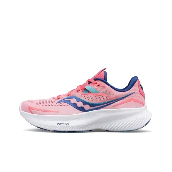 Saucony Ride 15 Running Shoes Women's Low-Top Pink/Blue/White