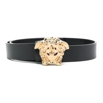 VERSACE Medusa Plaque Buckled Belt