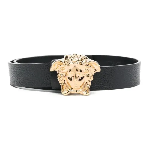 VERSACE Medusa Plaque Buckled Belt