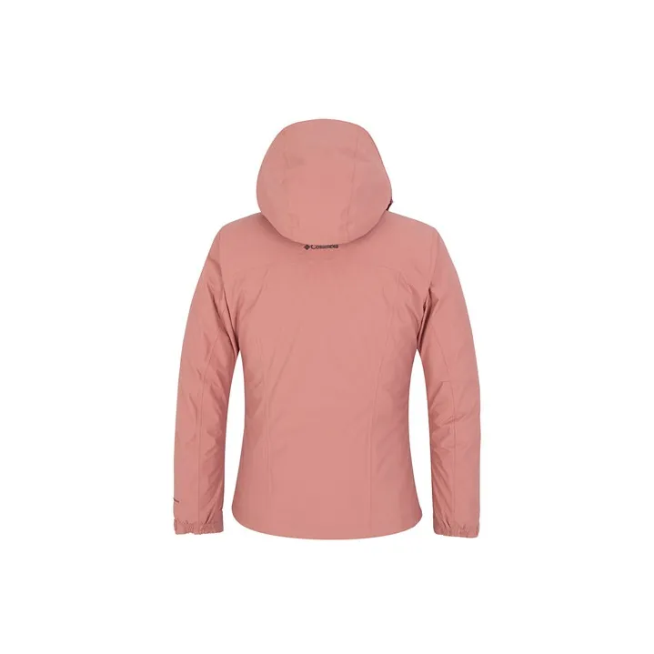Columbia Outdoor Hiking Waterproof, Windproof, And Breathable Windbreaker Jacket Women's Peach-1