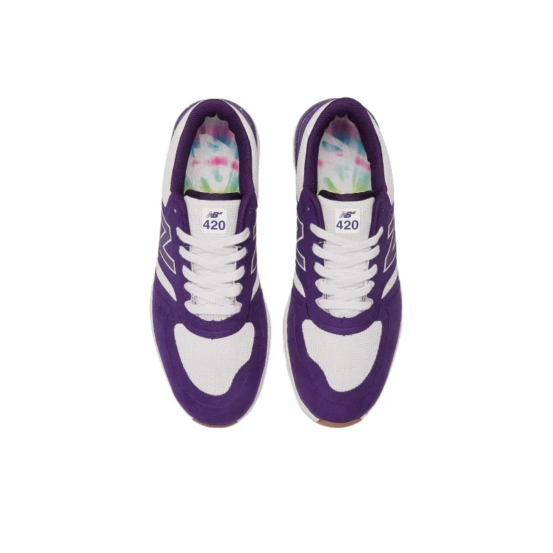 New Balance Numeric 420 White Purple-3
