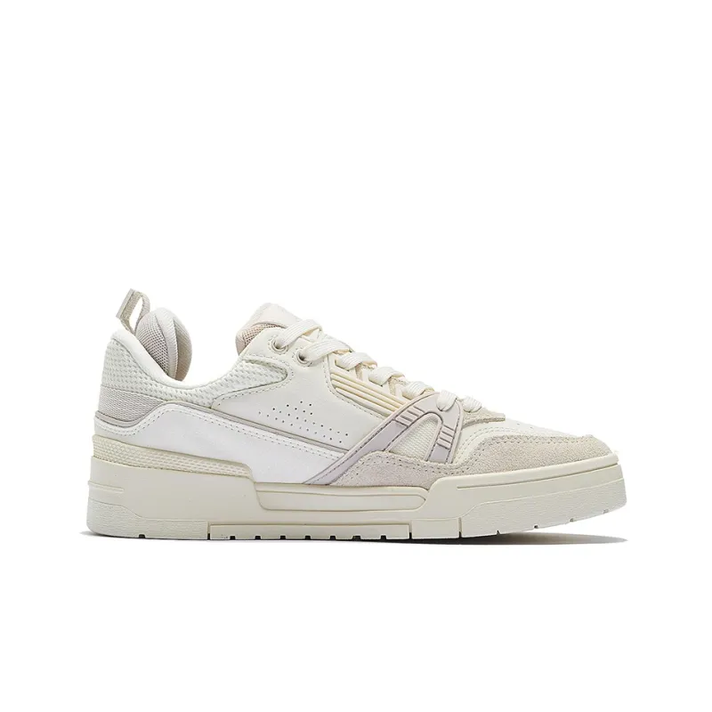 LiNing 001 BTC BTC Low Top Skateboard Shoes Women's White-1