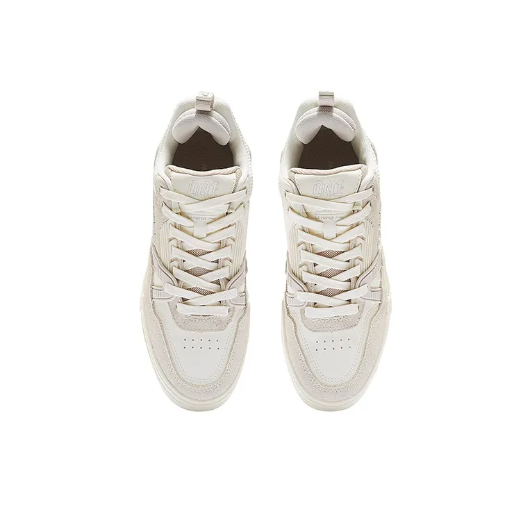 LiNing 001 BTC BTC Low Top Skateboard Shoes Women's White-3