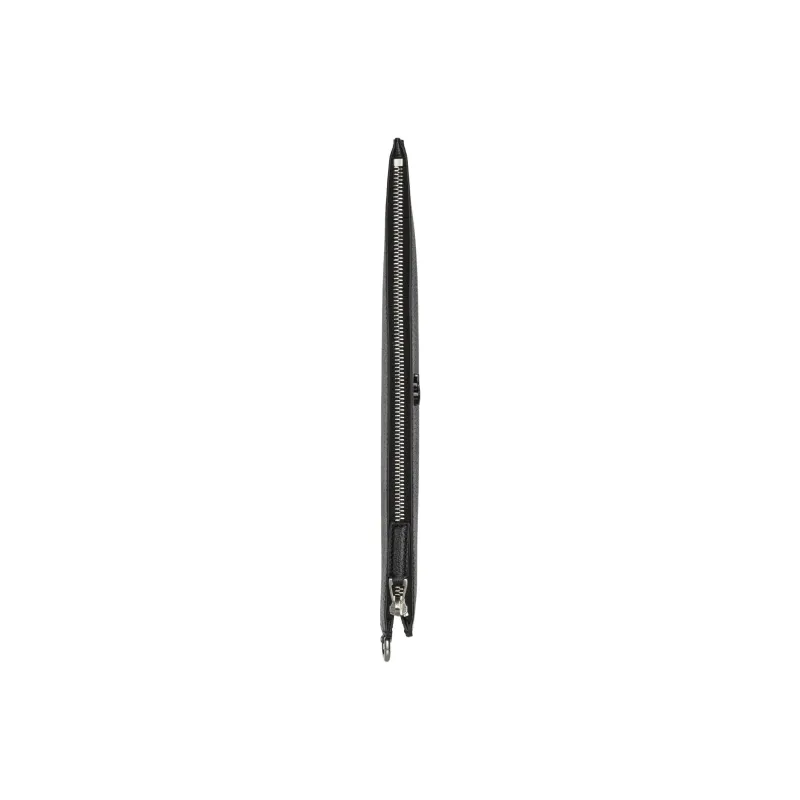 GUCCI Leather Clutch Regular Men's Black-4