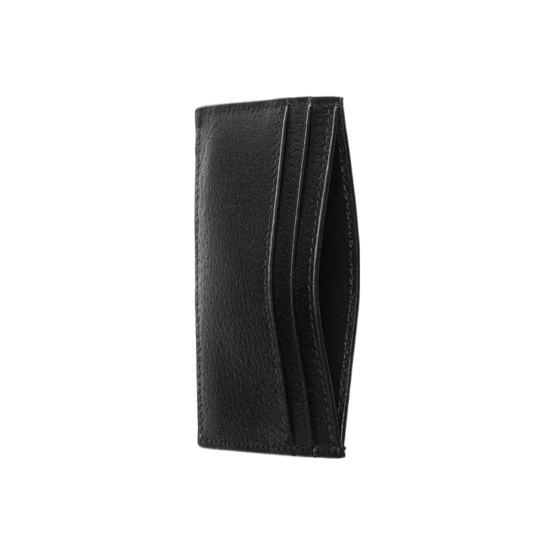 GUCCI GG Marmont Leather Card Holder Men's Black-3