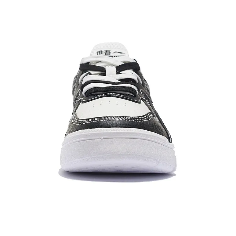 LiNing Wave Lite Low Top Skateboard Shoes Men's Black White-4