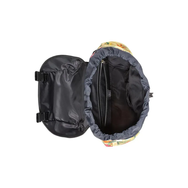 GUCCI Canvas Backpack Regular Men's Brown & Multicolor-4