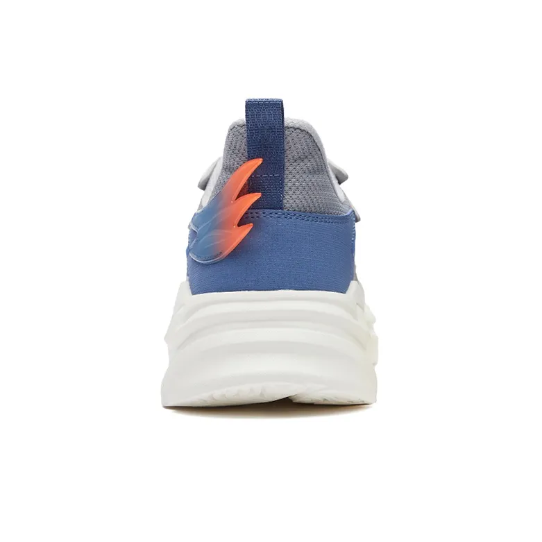 Erke Low-Top Sports Casual Shoes Men's Gray Blue-3