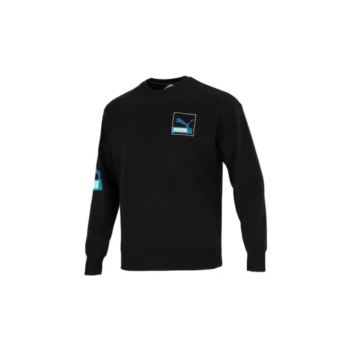 PUMA Love Crew Sweatshirts Men Black