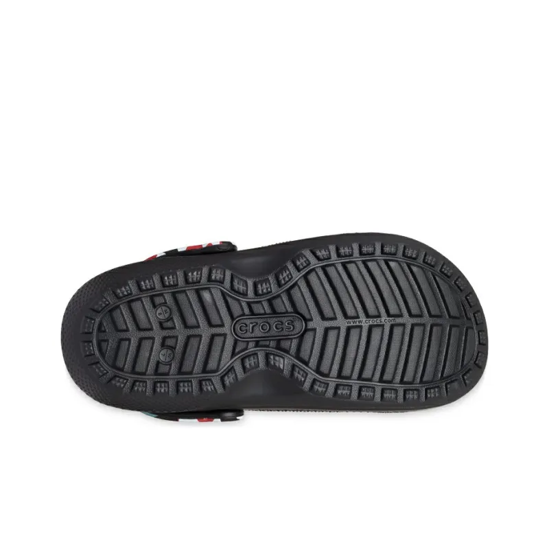 Crocs Classic Lined Camo Clog 'Black & Red'-5