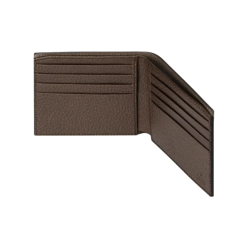 GUCCI Supreme Canvas Wallet Men's Ebony-3