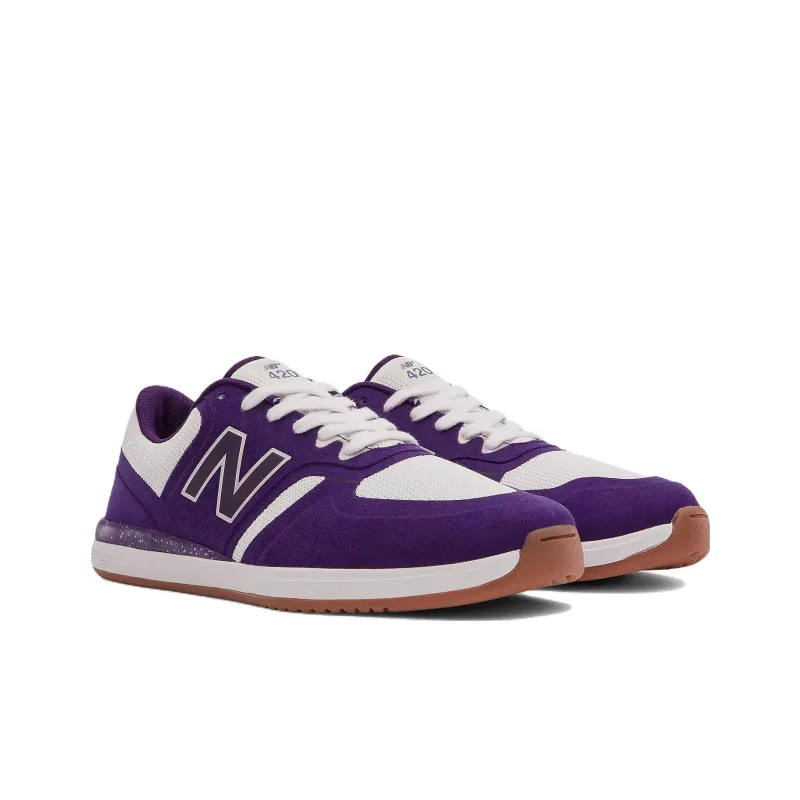 New Balance Numeric 420 White Purple-2