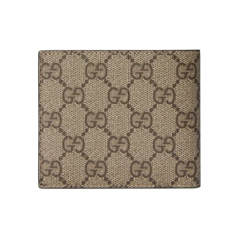 GUCCI Supreme Canvas Wallet Men's Ebony-2