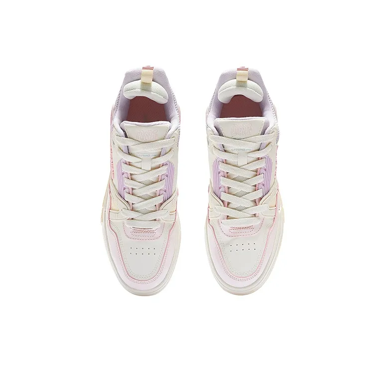 LINING 001 Btc 'White Pink Purple' Women's-3