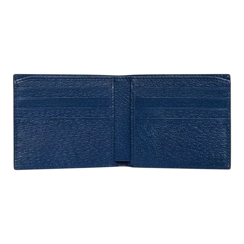 GUCCI GG Marmont Leather Wallet Regular Men's Royal Blue-4