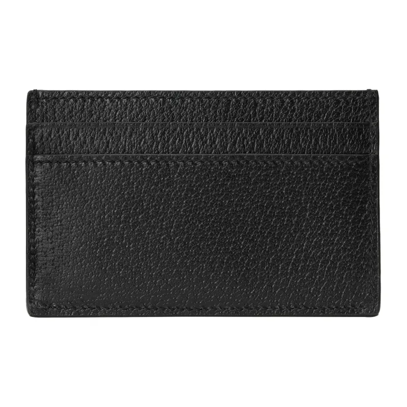 GUCCI GG Marmont Leather Card Holder Men's Black-2