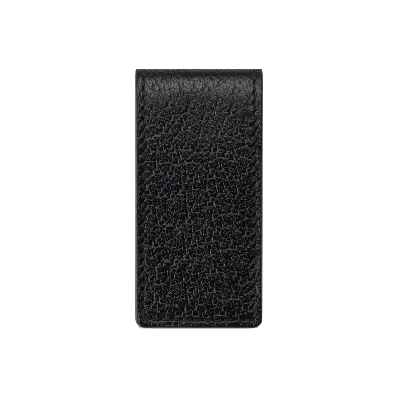 GUCCI Animalier Series Leather Wallet Men's Black-2