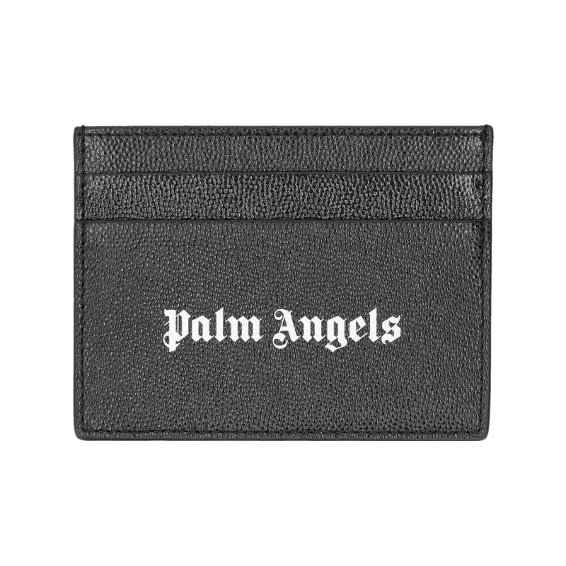 PALM ANGELS Gothic Logo print Cardholder-0