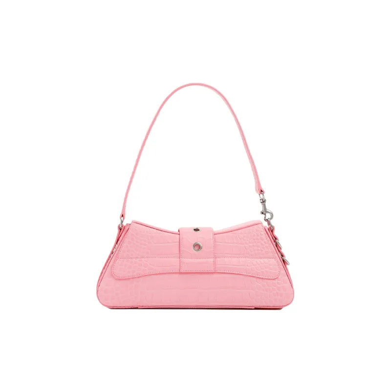 Balenciaga LINDSAY Calfskin Handbag Shoulder Bag Women's Pink-3