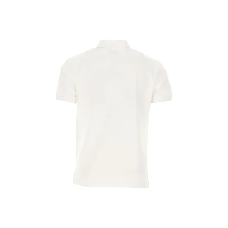 EMPORIO ARMANI Micro Eagle Mercerised Pique Polo Shirt-1