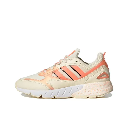 Adidas Originals ZX 1K Boost 2.0 Casual Shoes Women's Low-Top Beige/Orange