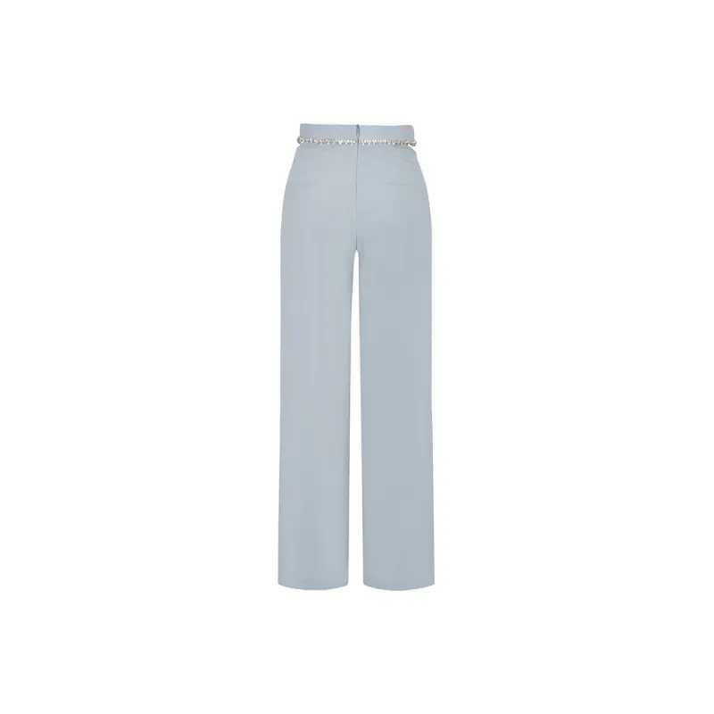 XANDRA Casual Pants Women's Light Blue-1