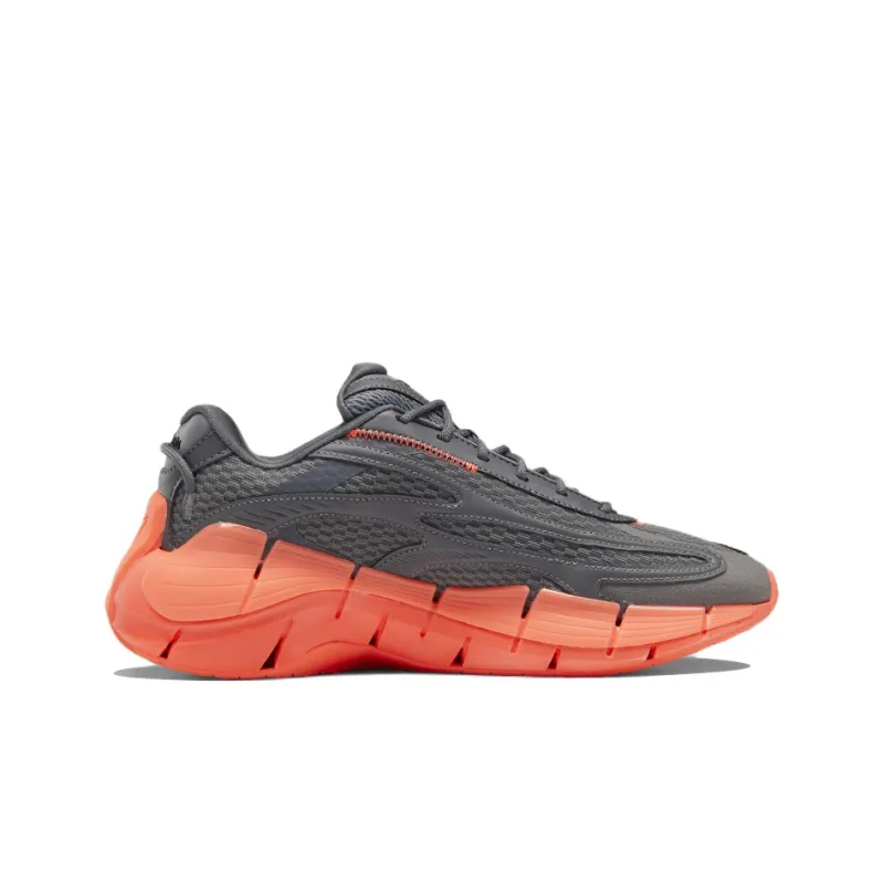 Reebok Zig Kinetica 2.5 Grey Orange Flare-1