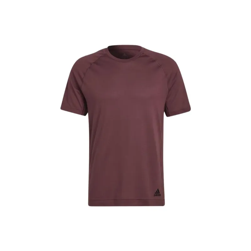 Adidas T Shirts Men Burgundy-0