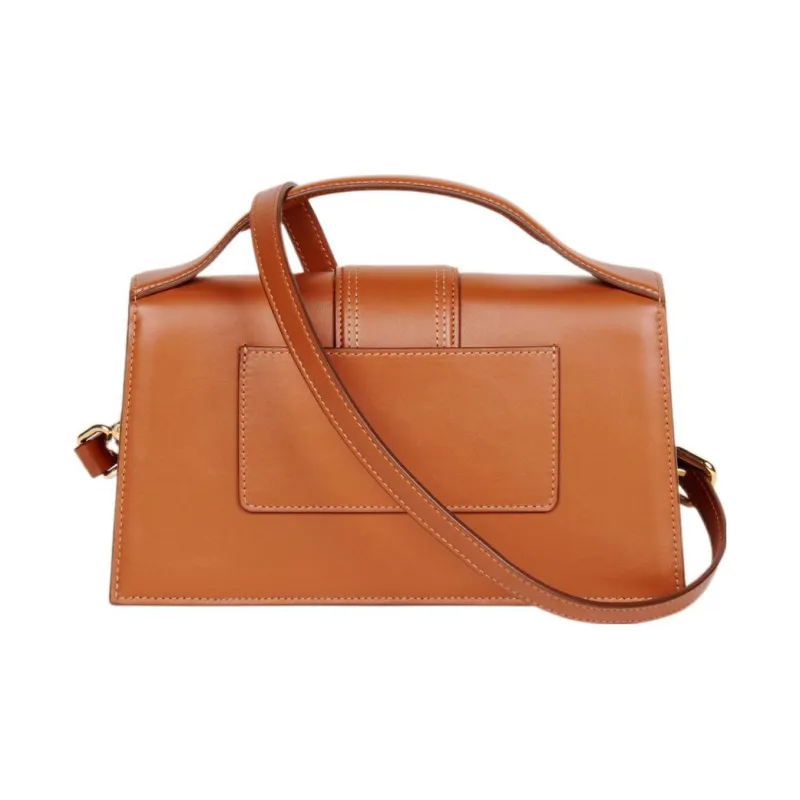 Jacquemus Cow Leather Shoulder Bag, Crossbody Bag, Handbag Mini Women's Light Brown-2