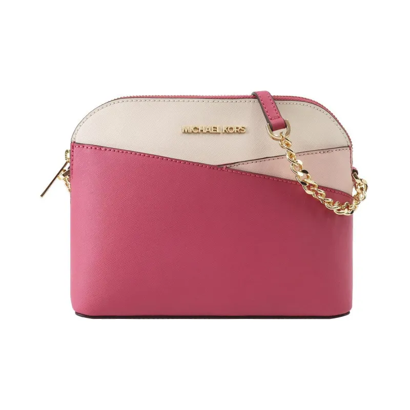 MICHAEL KORS Jet Set Travel Leather Dome Bag Shoulder Bag Crossbody Bag Women's Pink-0