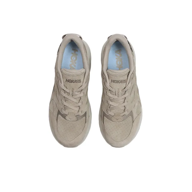 HOKA ONE ONE Clifton L Suede Simply Taupe Pumice Stone All Gender-2