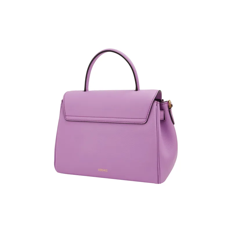 VERSACE Leather Shoulder Bag Crossbody Bag Handbag Medium Size Women's Purple-1
