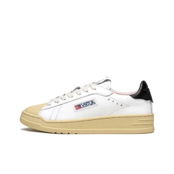 AUTRY Bob Lutz Low Leather Sneakers 'White Black'