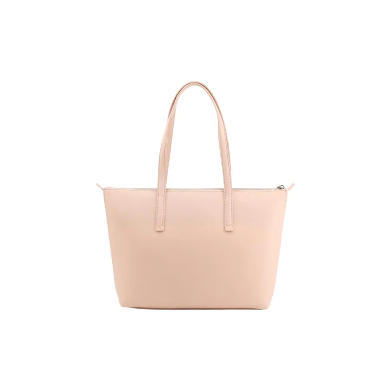 CK/Calvin Klein Polyurethane Tote Bag Shopping Bag Shoulder Bag Handbag Women's Pink-2