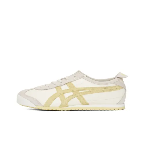 Onitsuka Tiger MEXICO 66 Running Shoes Unisex Low-Top Rice/Yellow