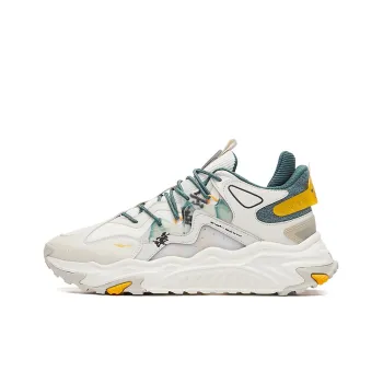 Erke Xun The Five Peaks Are The Only Ones Anti Slip Wear Resistant Low Top Sports Casual Shoes Men's Gray Green
