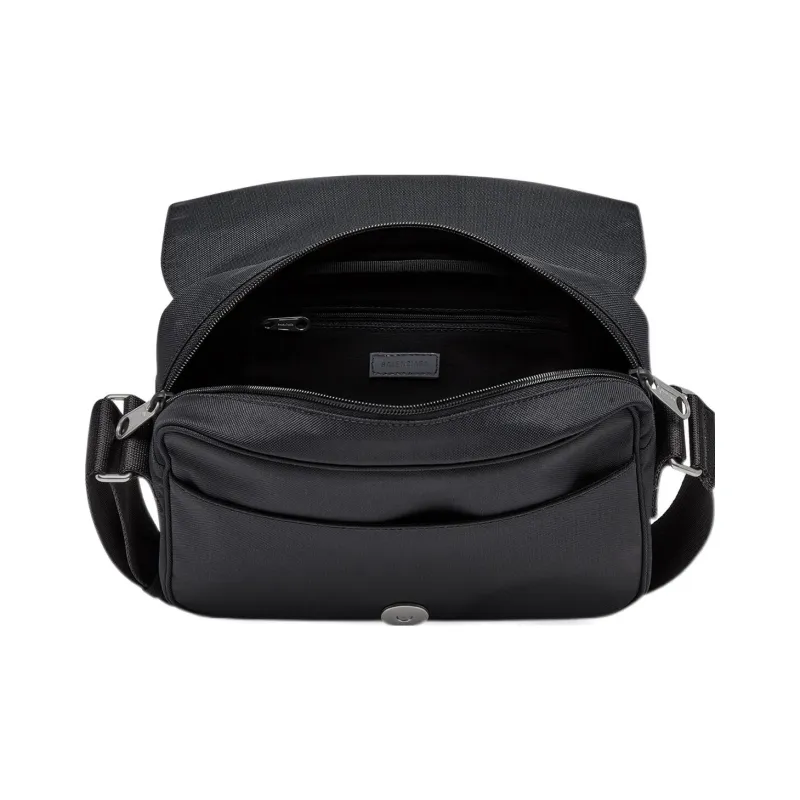 Balenciaga Nylon And Polyamide Messenger Bag Shoulder Bag Crossbody Bag Small Size Men's Black-4