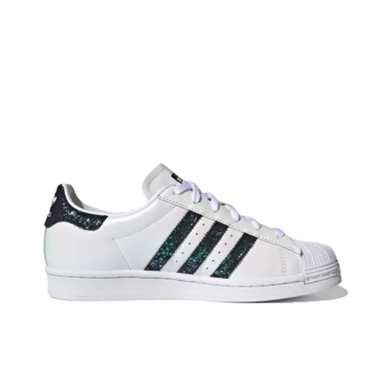 Adidas Superstar White Black Splatter Women's-1