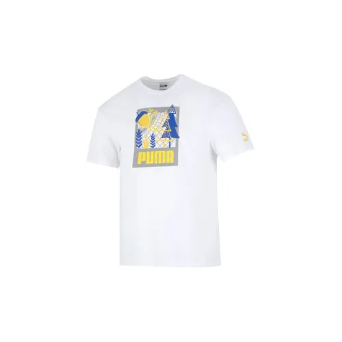 PUMA T-Shirts Men White