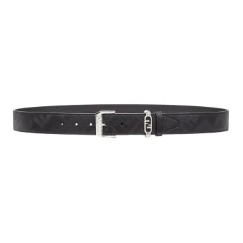 FENDI Leather Belts Men Black