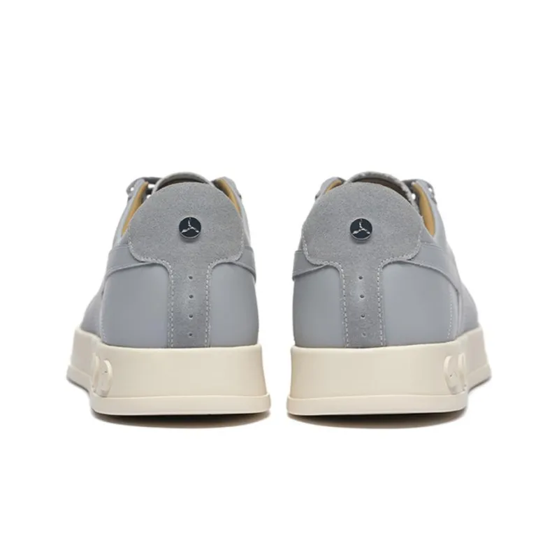 LI NING 1990 002 Anti Slip And Wear Resistant Lightweight Low Top Skateboard Shoes Men's Ultimate Gray-4