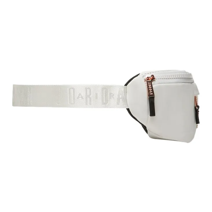 Jordan Polyurethane One Shoulder Crossbody Fanny Pack Regular Unisex White-1